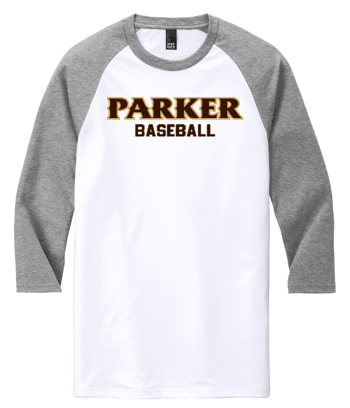 Men's 3/4 Sleeve Tee - "PARKER BASEBALL"