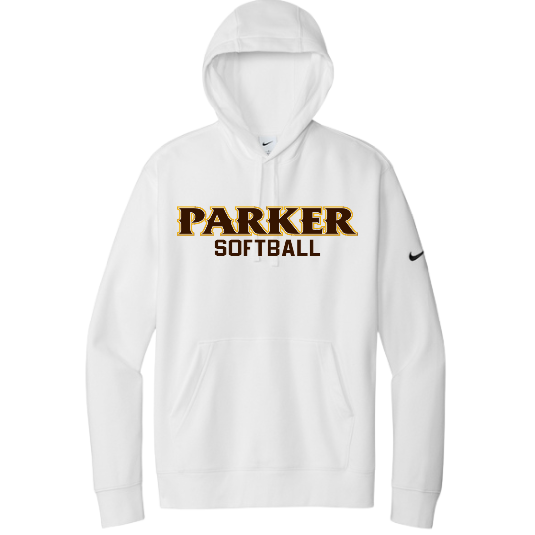 Nike Men's Club Fleece Pullover Hoodie - "PARKER SOFTBALL"