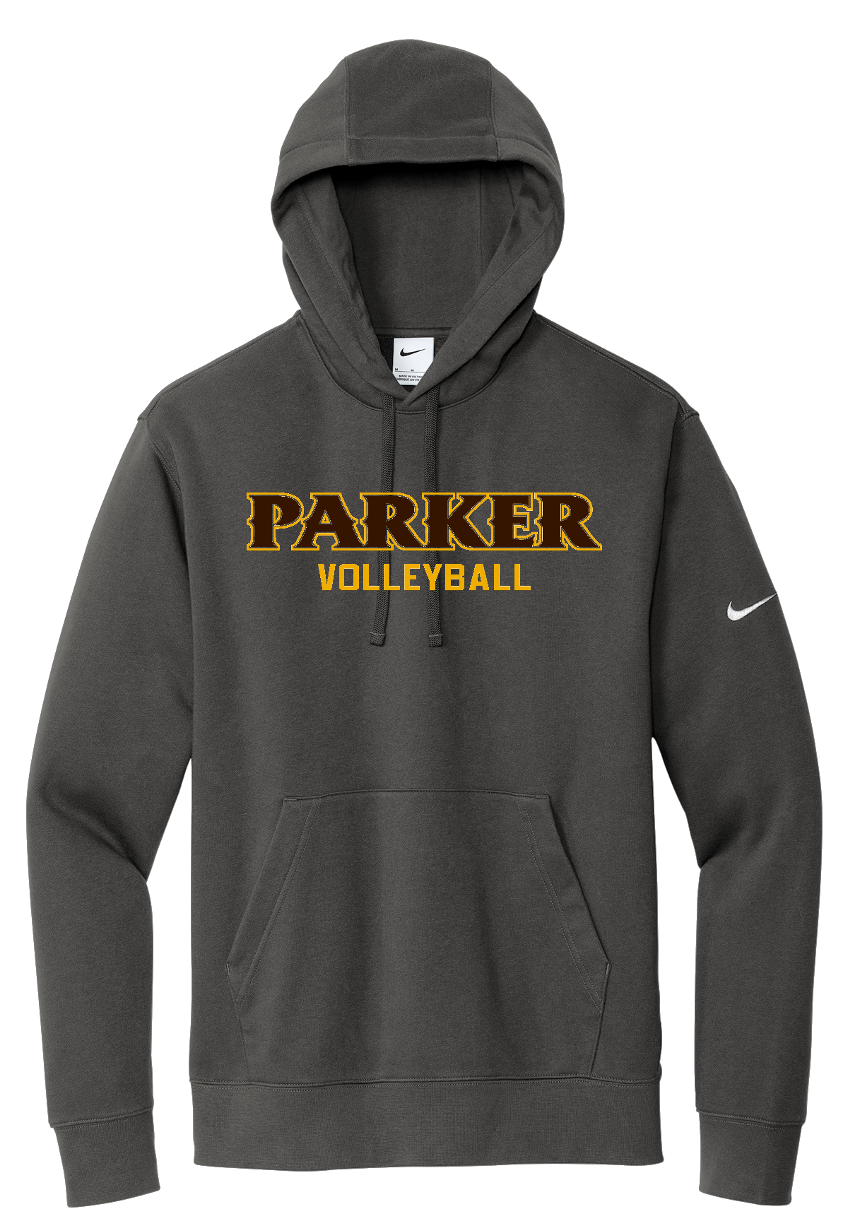 Nike Men's Club Fleece Pullover Hoodie - "PARKER VOLLEYBALL"