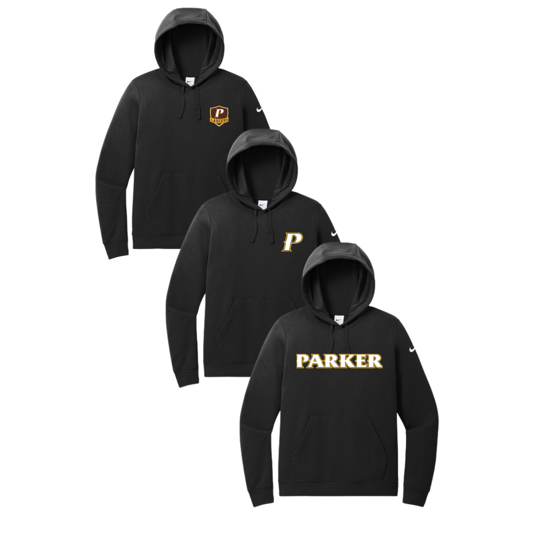 Nike Women's Club Fleece Sleeve Swoosh Pullover Hoodie