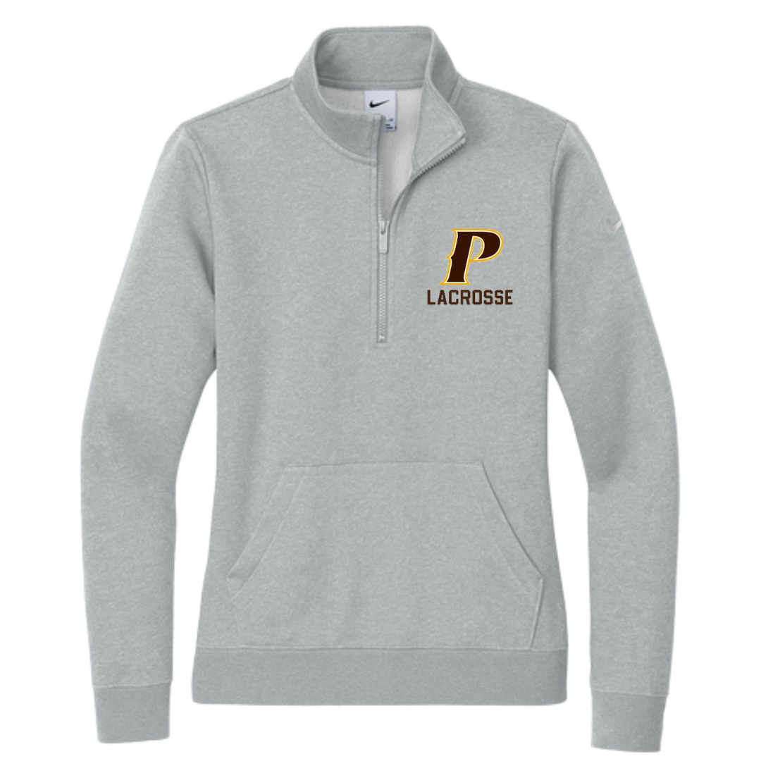 Nike Women's Club Fleece 1/2 zip - "P-LACROSSE"