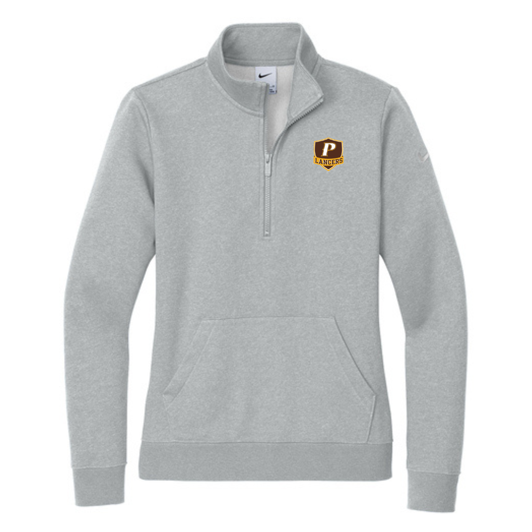 Nike Women's Club Fleece Sleeve Swoosh 1/2 Zip