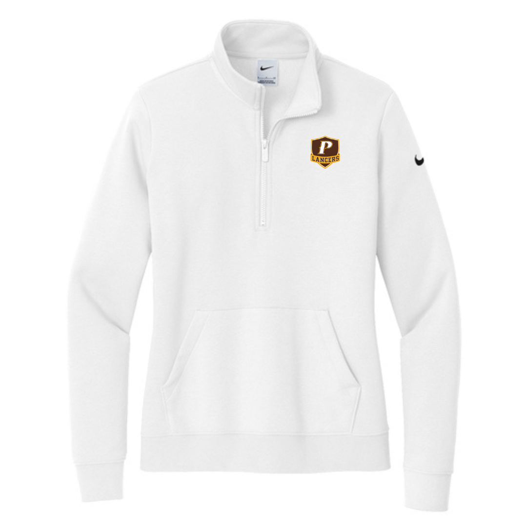 Nike Women's Club Fleece Sleeve Swoosh 1/2 Zip