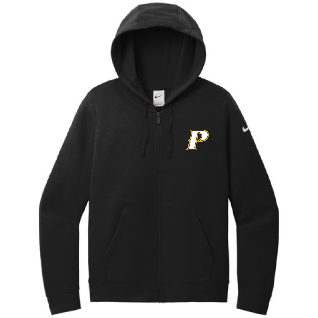 Nike Women's Club Fleece Sleeve Swoosh Full-Zip Hoodie