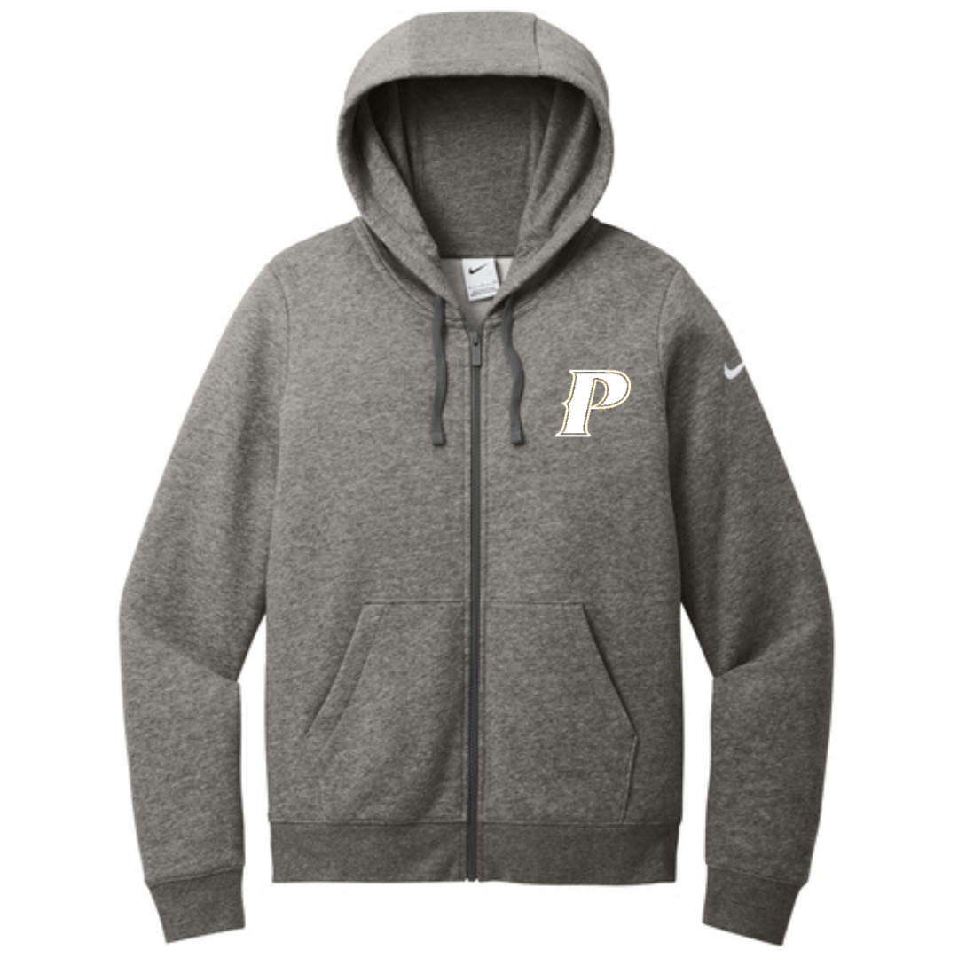 Nike Women's Club Fleece Sleeve Swoosh Full-Zip Hoodie