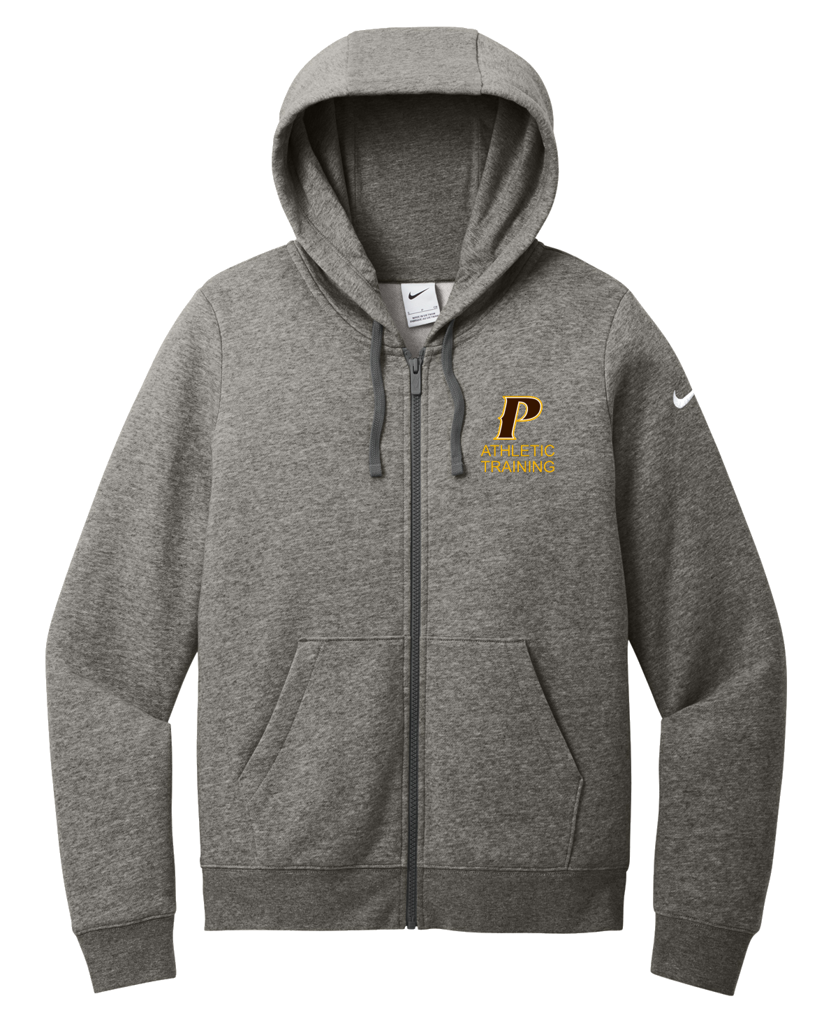 Nike Women's Club Fleece Full-Zip Hoodie - "P-Athletic Training"