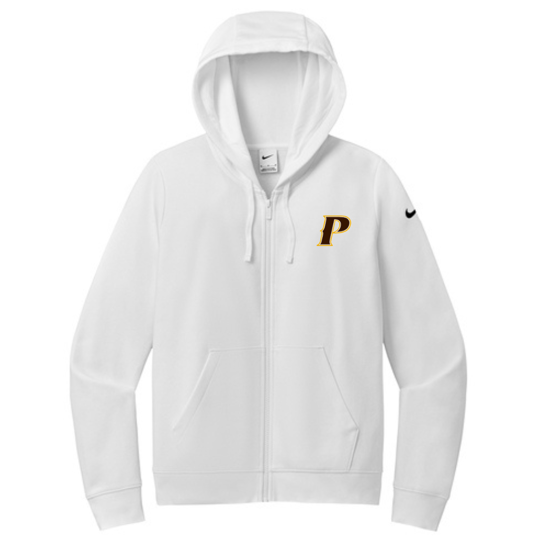 Nike Women's Club Fleece Sleeve Swoosh Full-Zip Hoodie