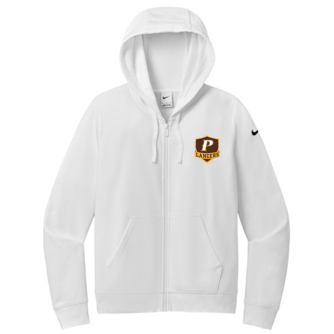 Nike Women's Club Fleece Sleeve Swoosh Full-Zip Hoodie