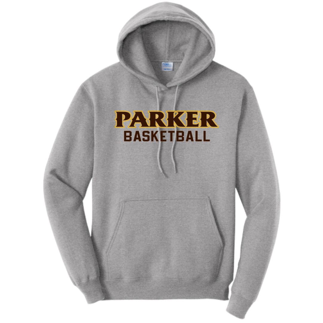 Port & Company Men's Core Fleece Pullover Hooded Sweatshirt - "Basketball"