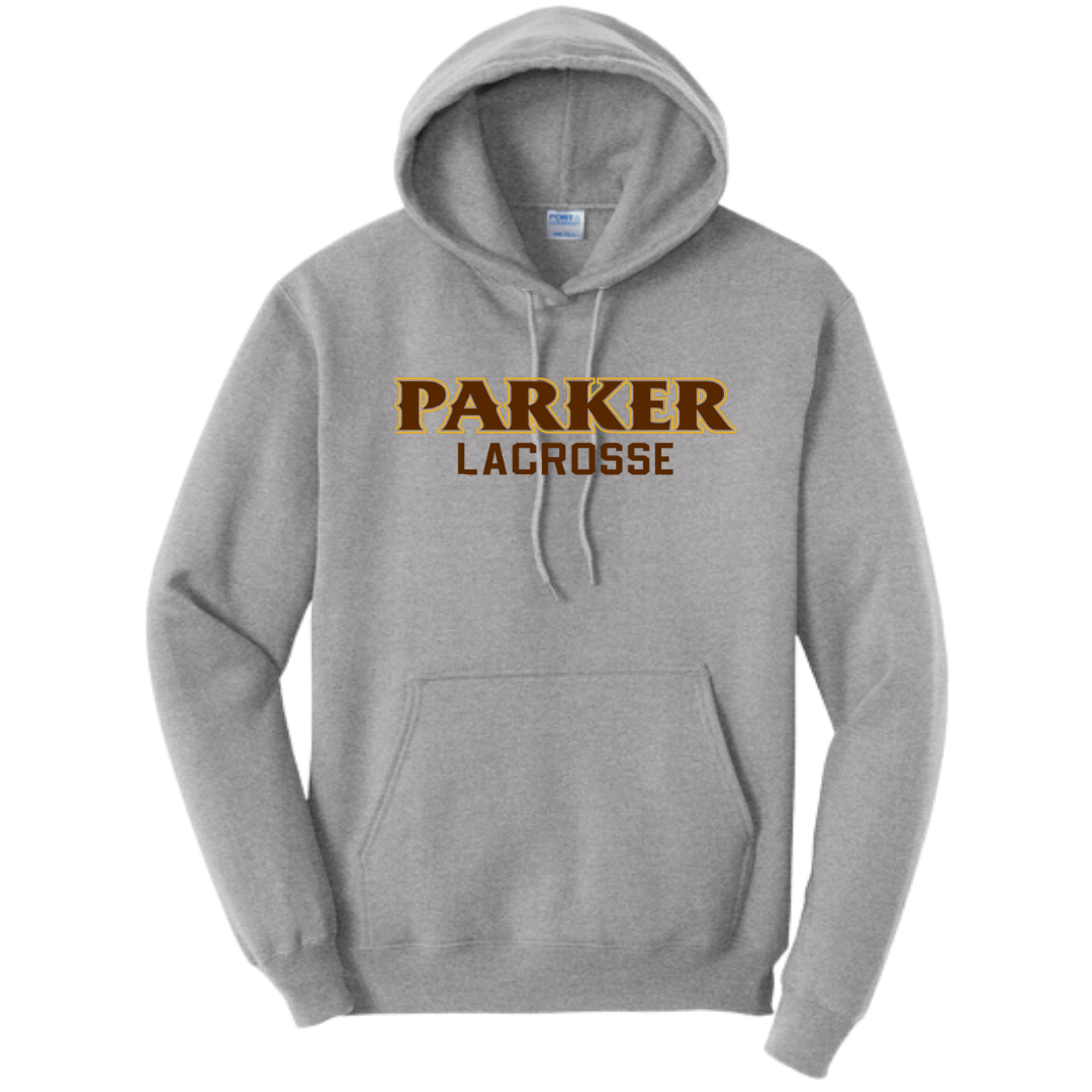 Port & Company Men's Core Fleece Pullover Hooded Sweatshirt - "Lacrosse"