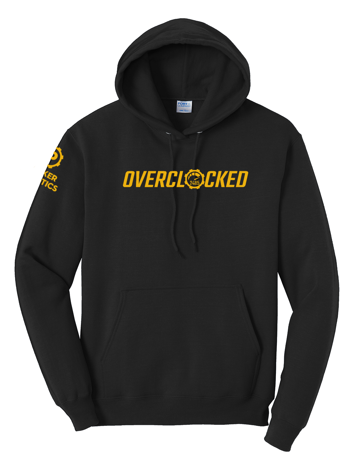 Robotics Pullover Fleece Hoodie - "OVERCLOCKED"