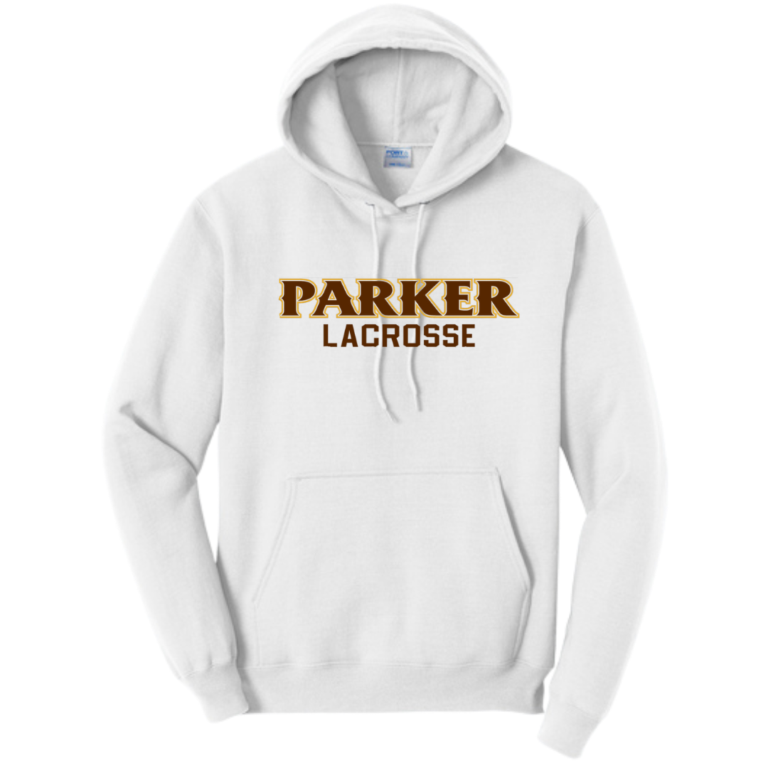 Port & Company Men's Core Fleece Pullover Hooded Sweatshirt - "Lacrosse"