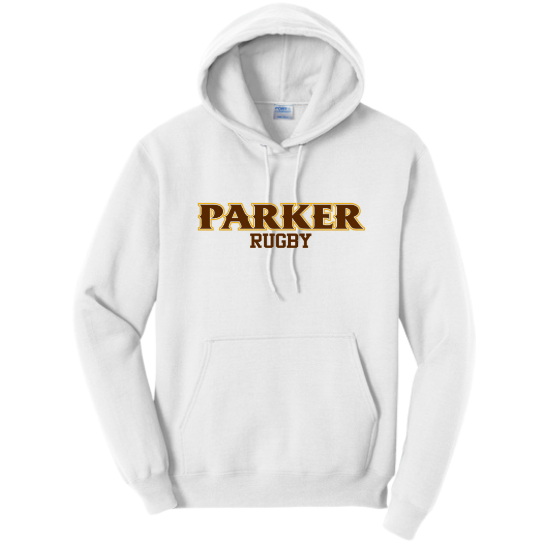 Port & Company Men's Core Fleece Pullover Hooded Sweatshirt - "RUGBY"
