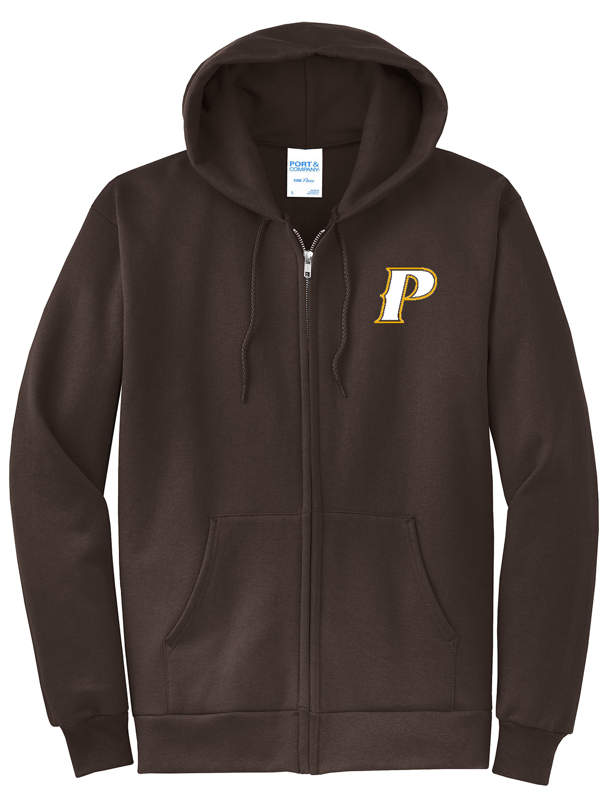 Port & Company Men's Core Fleece Full Zip Hoodie