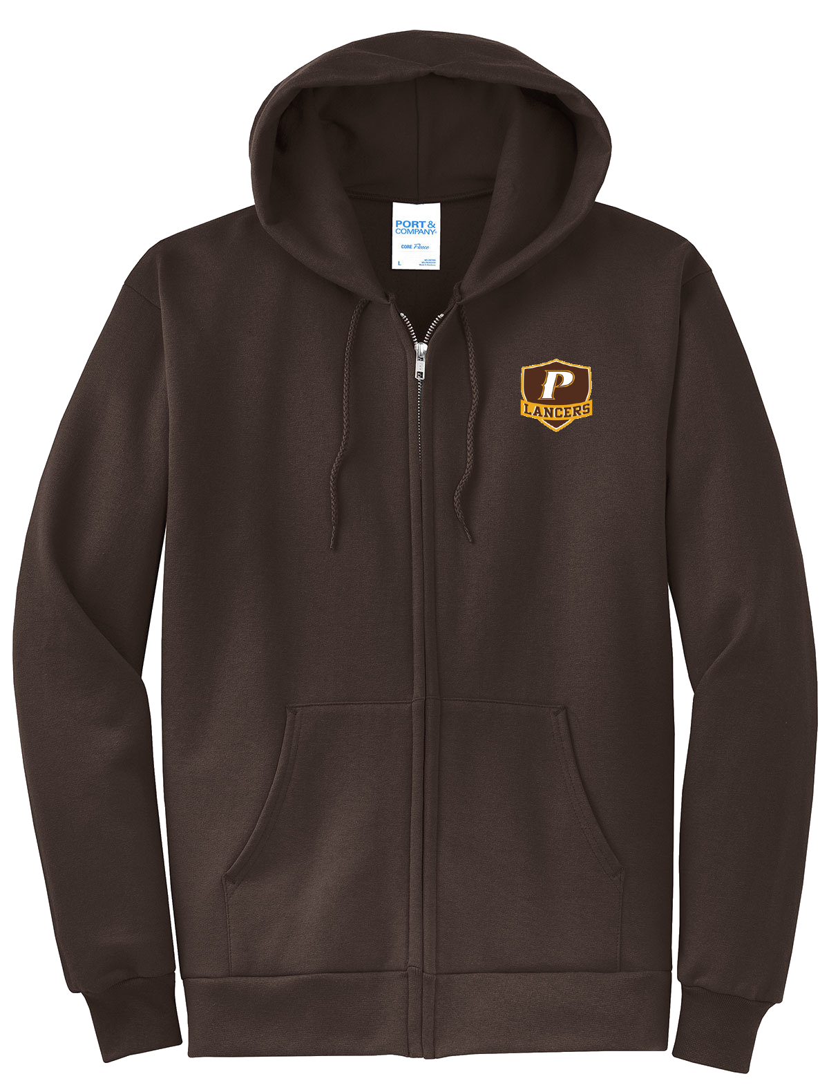 Port & Company Men's Core Fleece Full Zip Hoodie