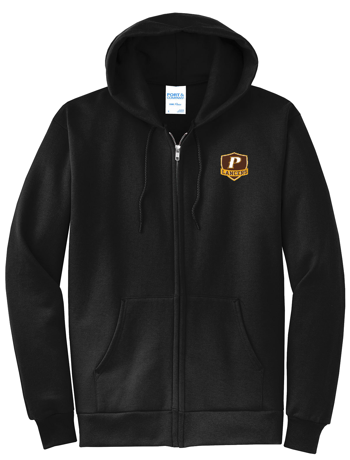 Port & Company Men's Core Fleece Full Zip Hoodie
