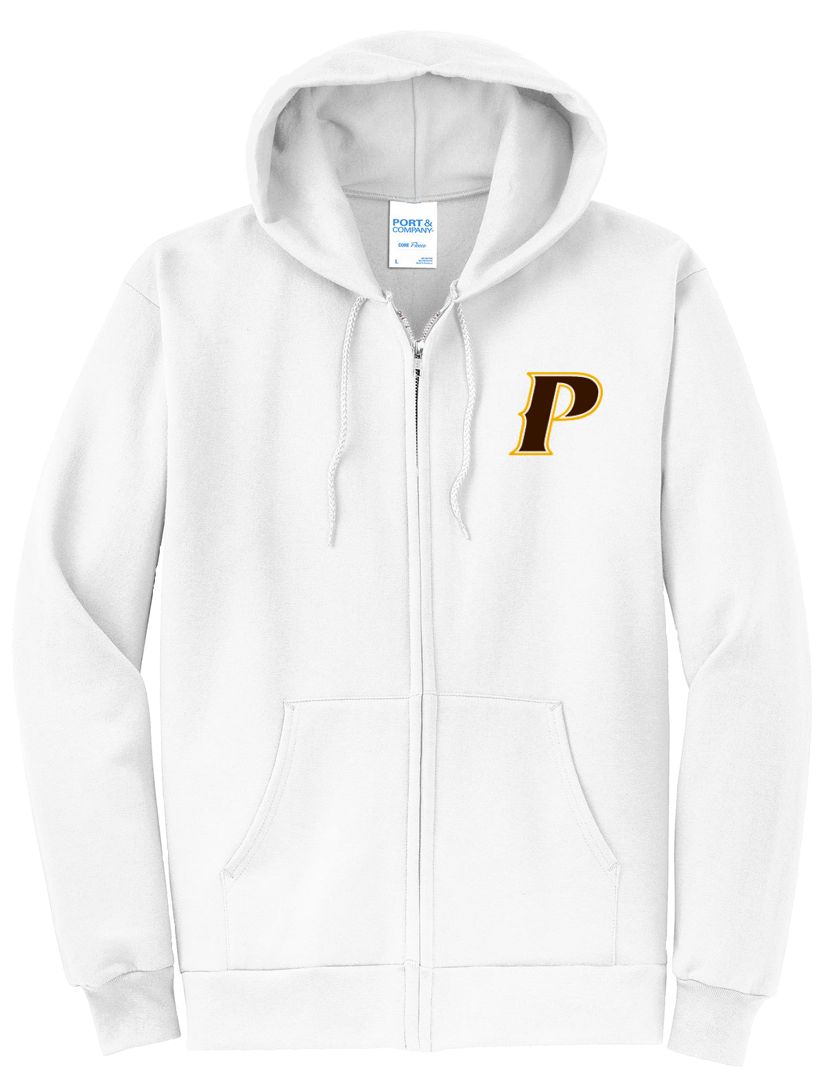 Port & Company Men's Core Fleece Full Zip Hoodie