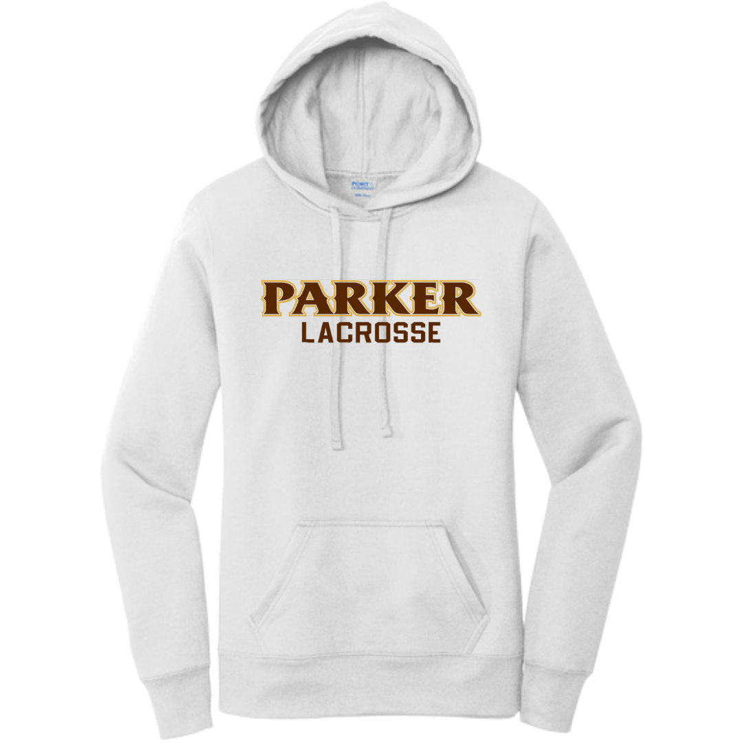 Port & Company Women's Core Fleece Pullover Hooded Sweatshirt - "Parker Lacrosse"