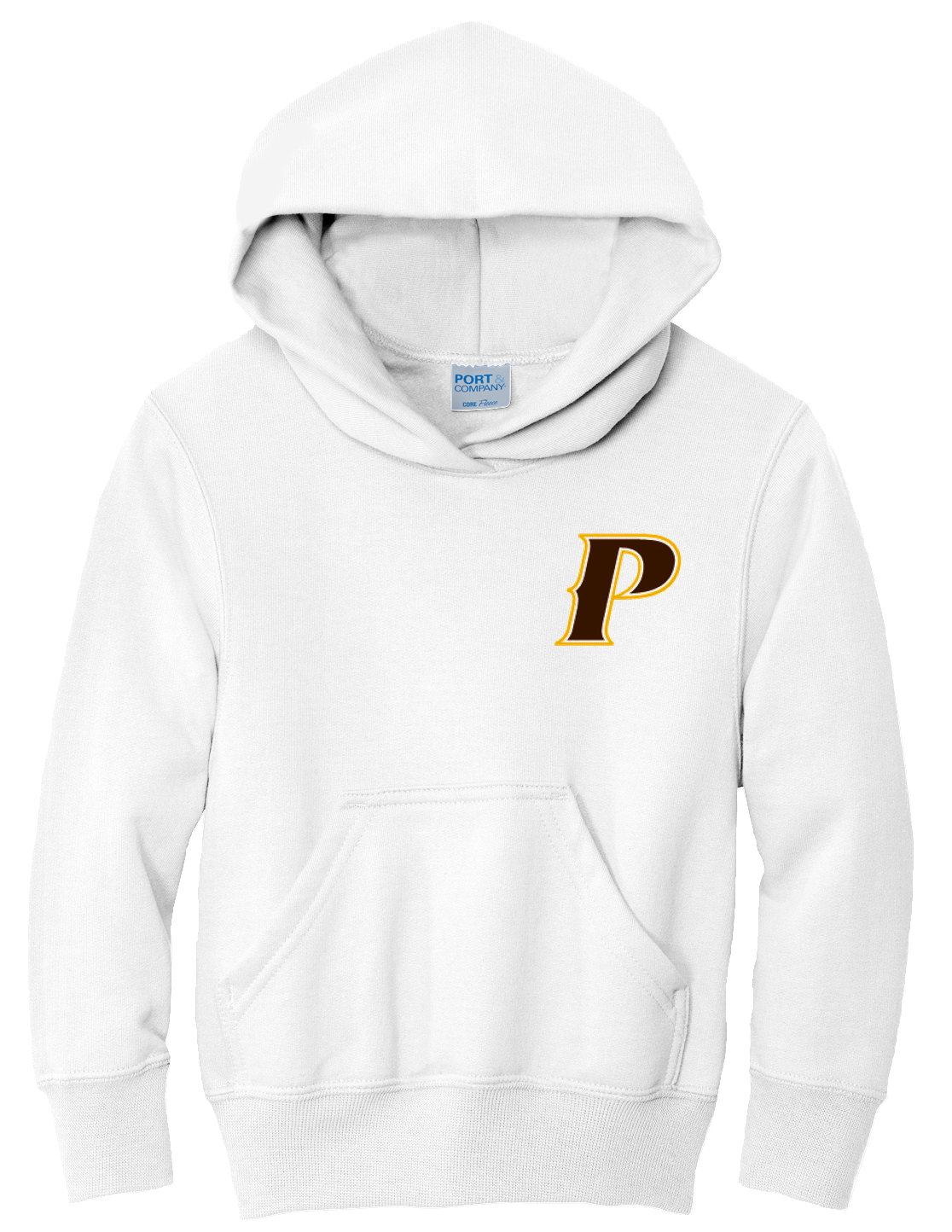 Port & Company Youth Core Pullover Hooded Sweatshirt