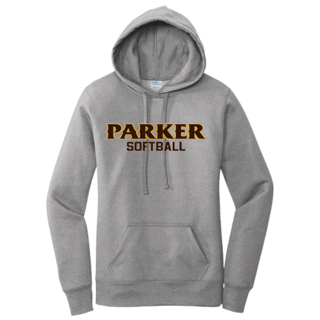 Port & Company Ladies Core Pullover Hooded Sweatshirt - "PARKER SOFTBALL"