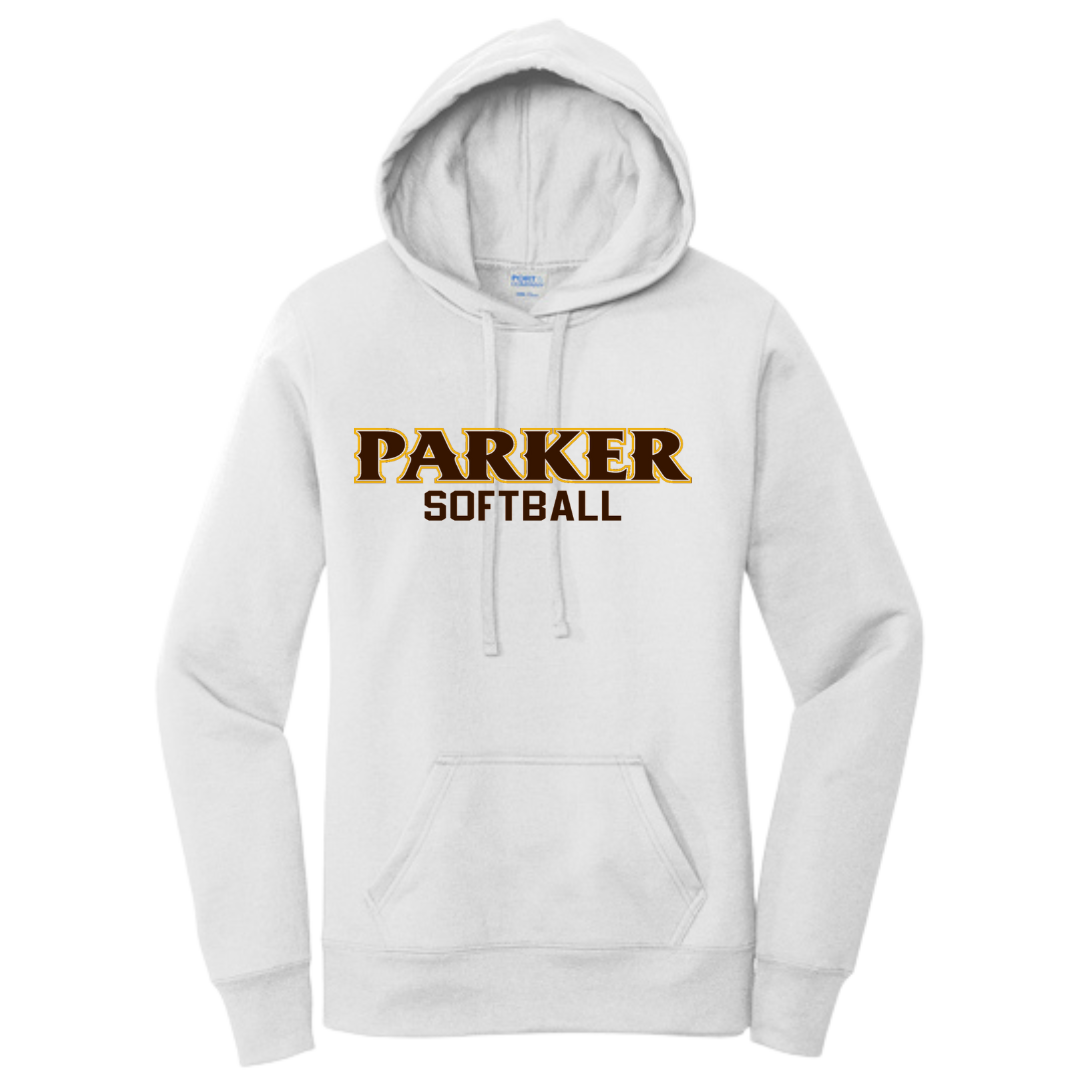 Port & Company Ladies Core Pullover Hooded Sweatshirt - "PARKER SOFTBALL"