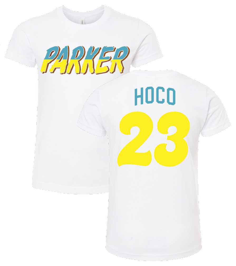 Youth Homecoming Tee - "PARKER - HOCO 23"