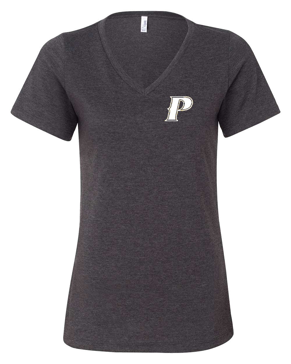 Bella Canvas Ladies Relaxed Heather CVC V-Neck Tee
