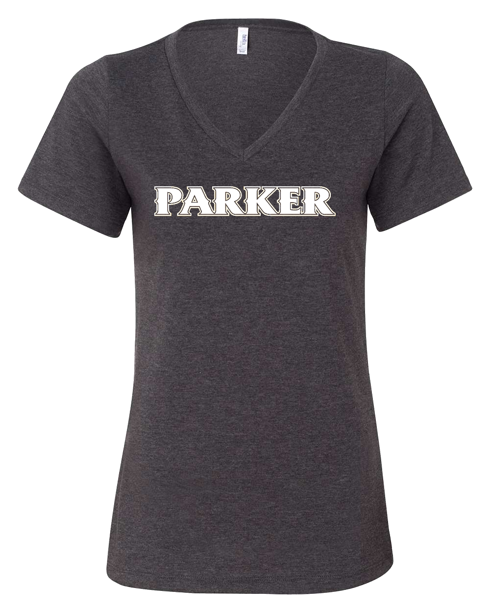 Bella Canvas Ladies Relaxed Heather CVC V-Neck Tee