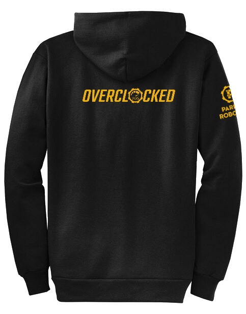 Robotics Men's Core Fleece Full Zip Hoodie - "OVERCLOCKED"