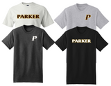 Adult Beefy-Tee - "PARKER" or "P"