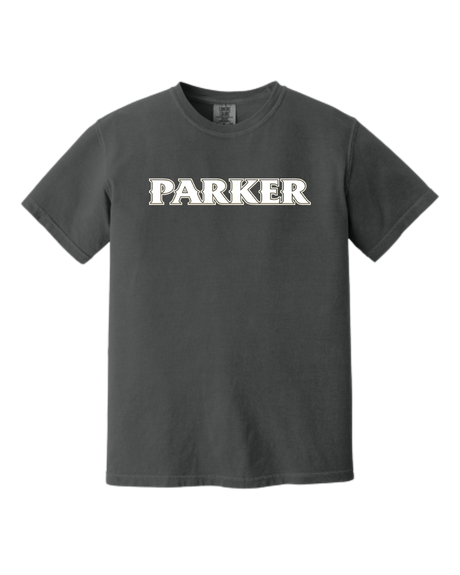 Comfort Colors Heavyweight Ring Spun Tee - "Parker", "P" or "Shield"
