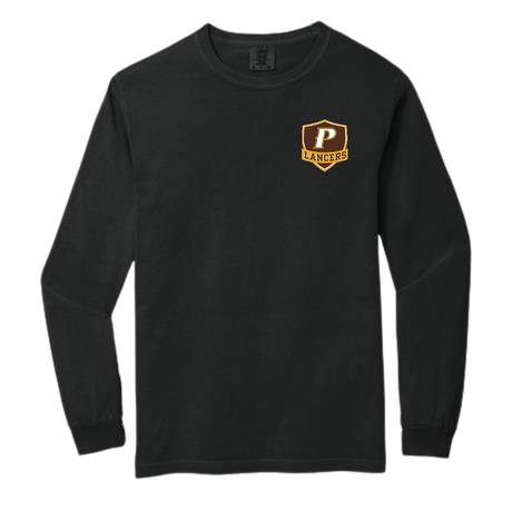 Comfort Colors Heavyweight Ring Spun Long Sleeve Tee - "Parker", "P", or "Shield"
