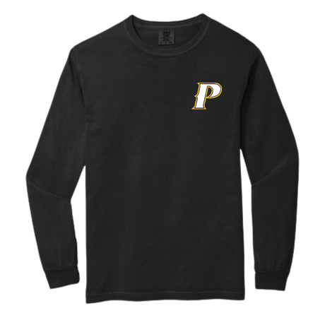 Comfort Colors Heavyweight Ring Spun Long Sleeve Tee - "Parker", "P", or "Shield"