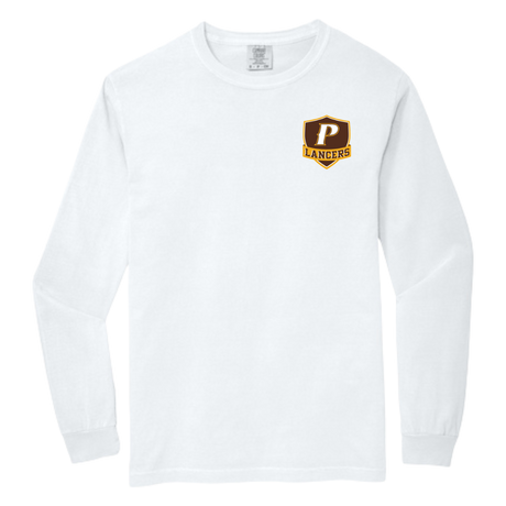 Comfort Colors Heavyweight Ring Spun Long Sleeve Tee - "Parker", "P", or "Shield"