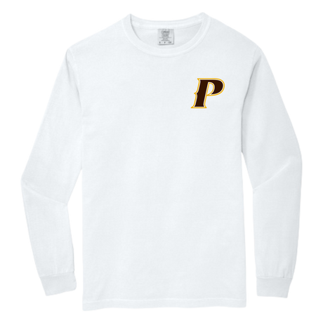 Comfort Colors Heavyweight Ring Spun Long Sleeve Tee - "Parker", "P", or "Shield"