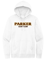 Men's V.I.T. Fleece Hoodie - "PARKER SURF TEAM" [colors: gray, white]