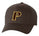 Adult Flex-Fit Baseball Cap - "P" or "SHIELD" [colors: Brown, Light Grey, Dark Grey, Gold, White]