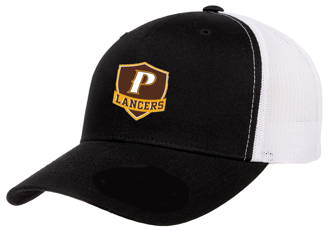 Classic Retro Trucker 2-Tone Baseball Cap - "P" or "SHIELD"