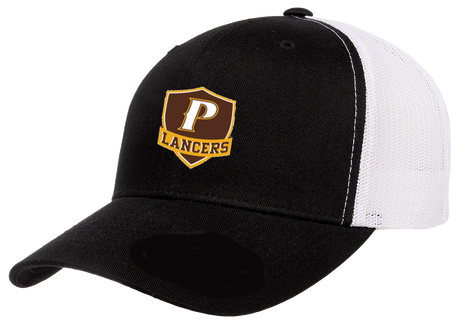 Classic Retro Trucker 2-Tone Baseball Cap - "P" or "SHIELD"