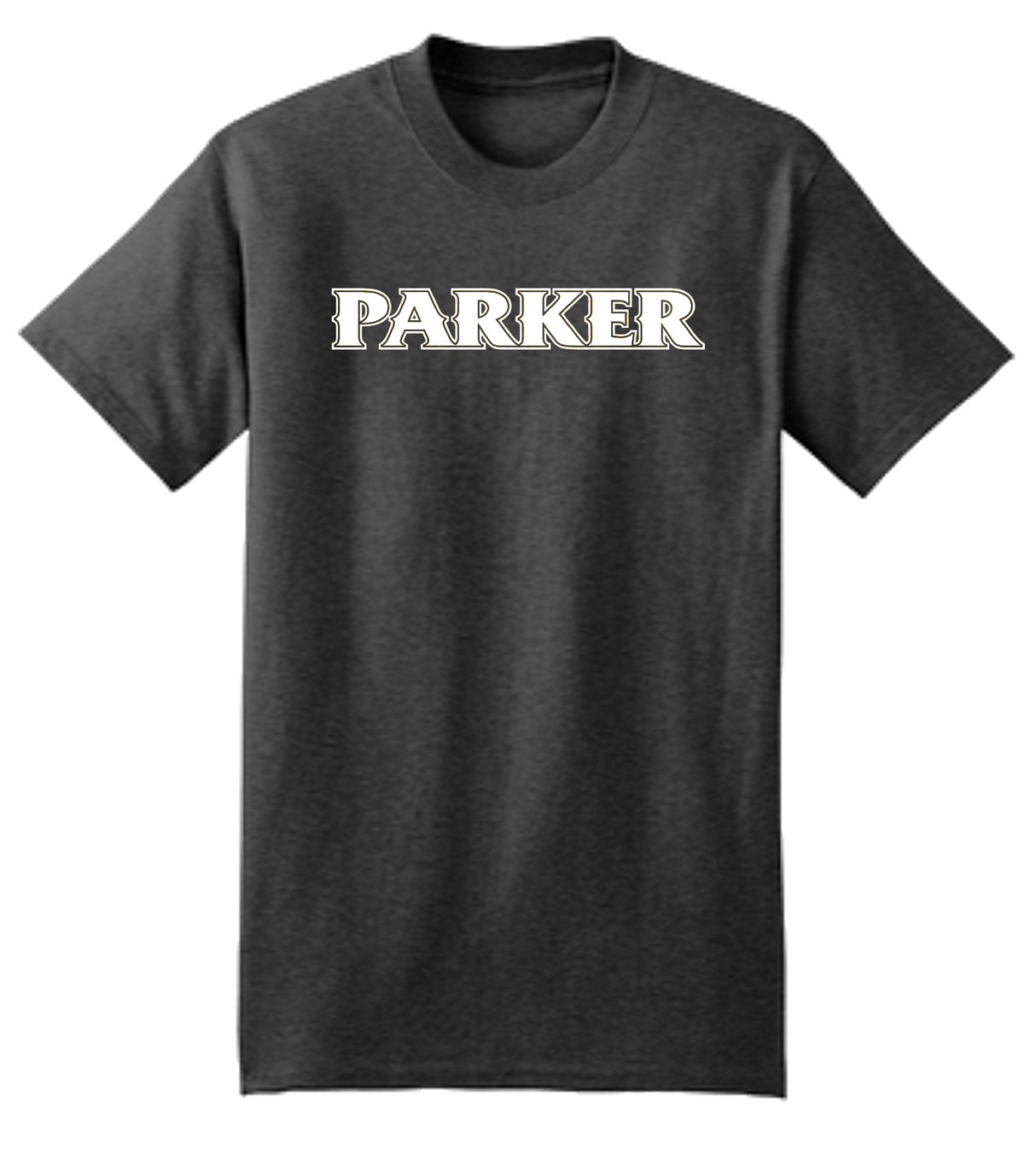 Adult Beefy-Tee - "PARKER" or "P"