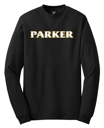 Adult Long Sleeve Beefy Tee  - "PARKER or "P"