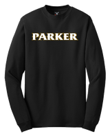 Adult Long Sleeve Beefy Tee  - "PARKER or "P"