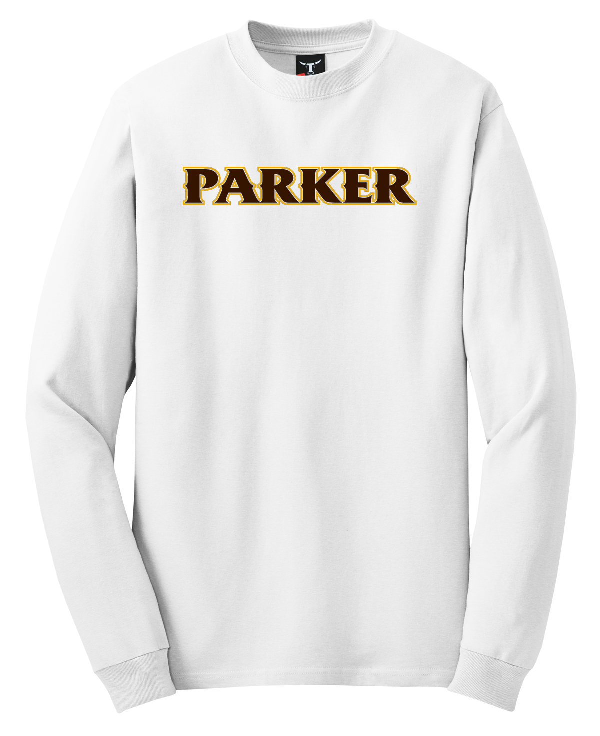 Adult Long Sleeve Beefy Tee  - "PARKER or "P"