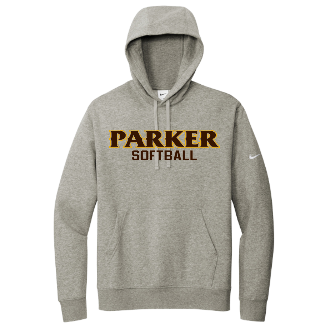 Nike Men's Club Fleece Pullover Hoodie - "PARKER SOFTBALL"