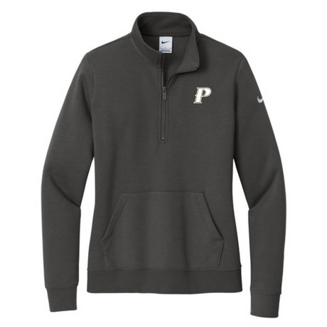 Women's Club Fleece Sleeve Swoosh 1/2 Zip