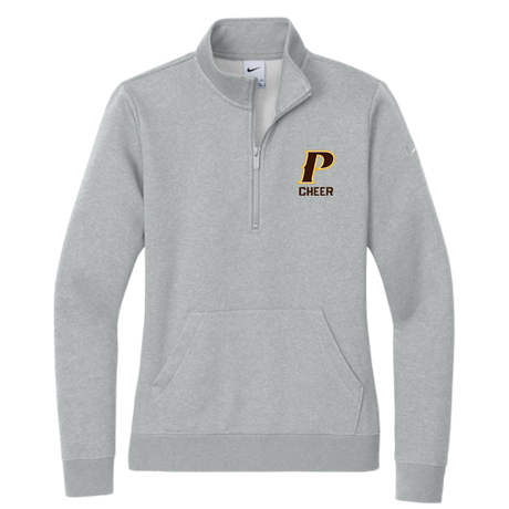 Nike Women's Club Fleece 1/2 zip - "P-CHEER"
