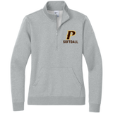 Nike Women's Club Fleece 1/2 zip - "P-SOFTBALL"