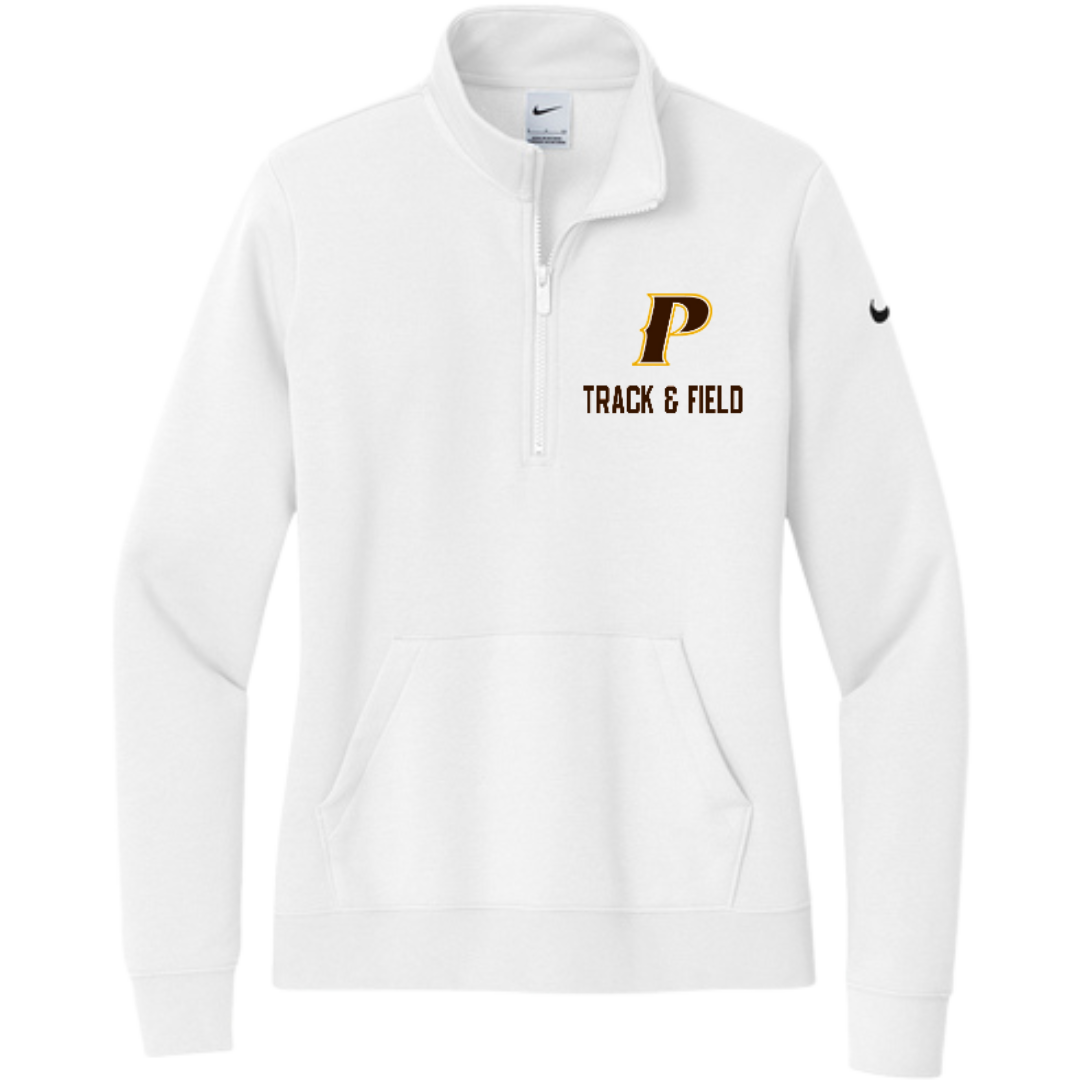 Nike Women's Club Fleece 1/2 zip - "P-TRACK & FIELD"