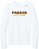 Nike Team Legend Long Sleeve Tee - "Parker Athletic Training"