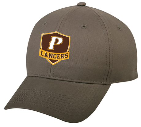 Youth Adjustable Classic Style Baseball Cap - "P," or "SHIELD" [colors: White, Gray]